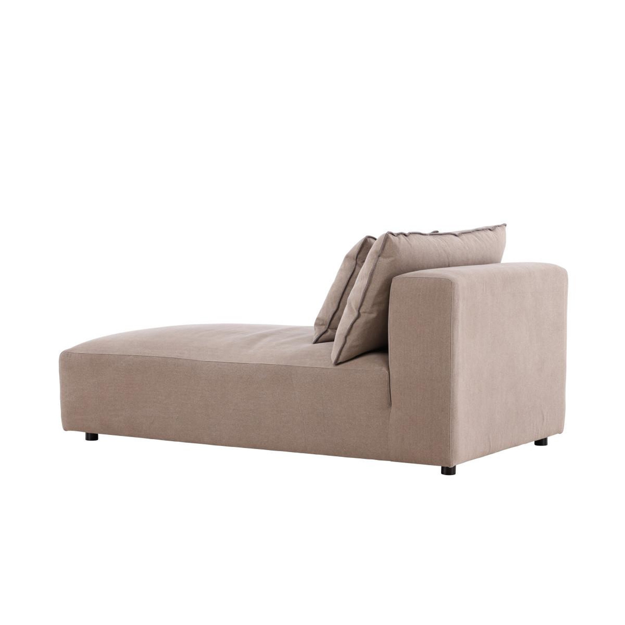 Voir la diapositive 6 : Paris Prix Méridienne en tissu  malö  169cm marron