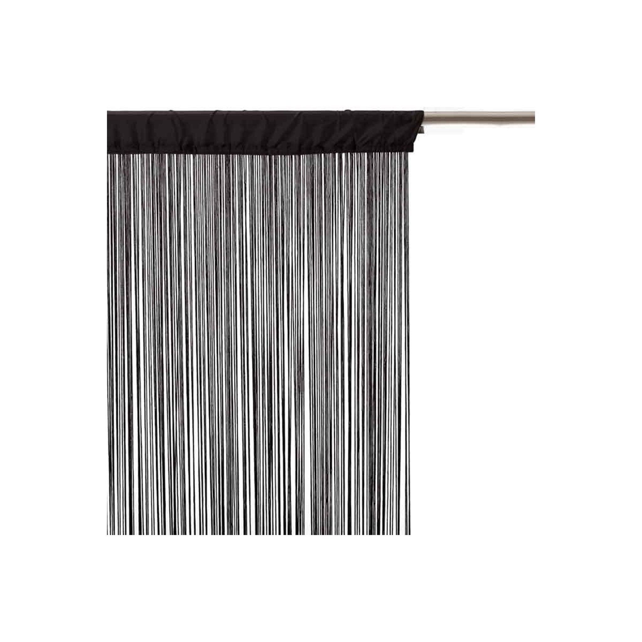 Voir la diapositive 2 : ATMOSPHERA Rideau fil  guopo  90x200cm noir