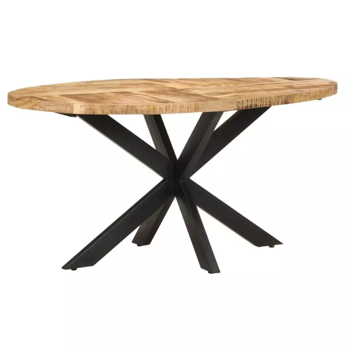 VIDAXL Table de salle a manger 160x90x75 cm Bois de manguier brut