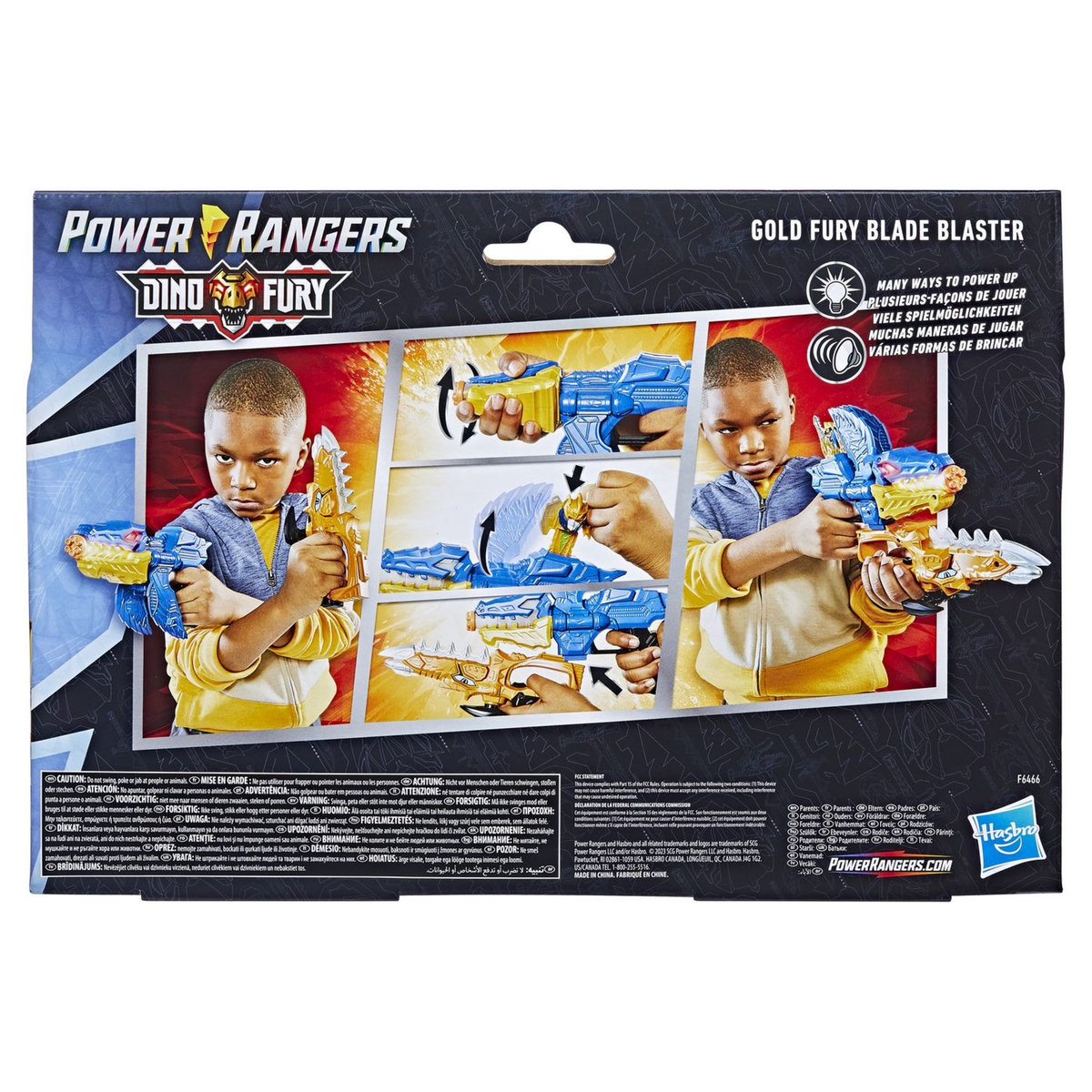 HASBRO Figurine Power Rangers Dino Fury Gold Fury Blade Blaster