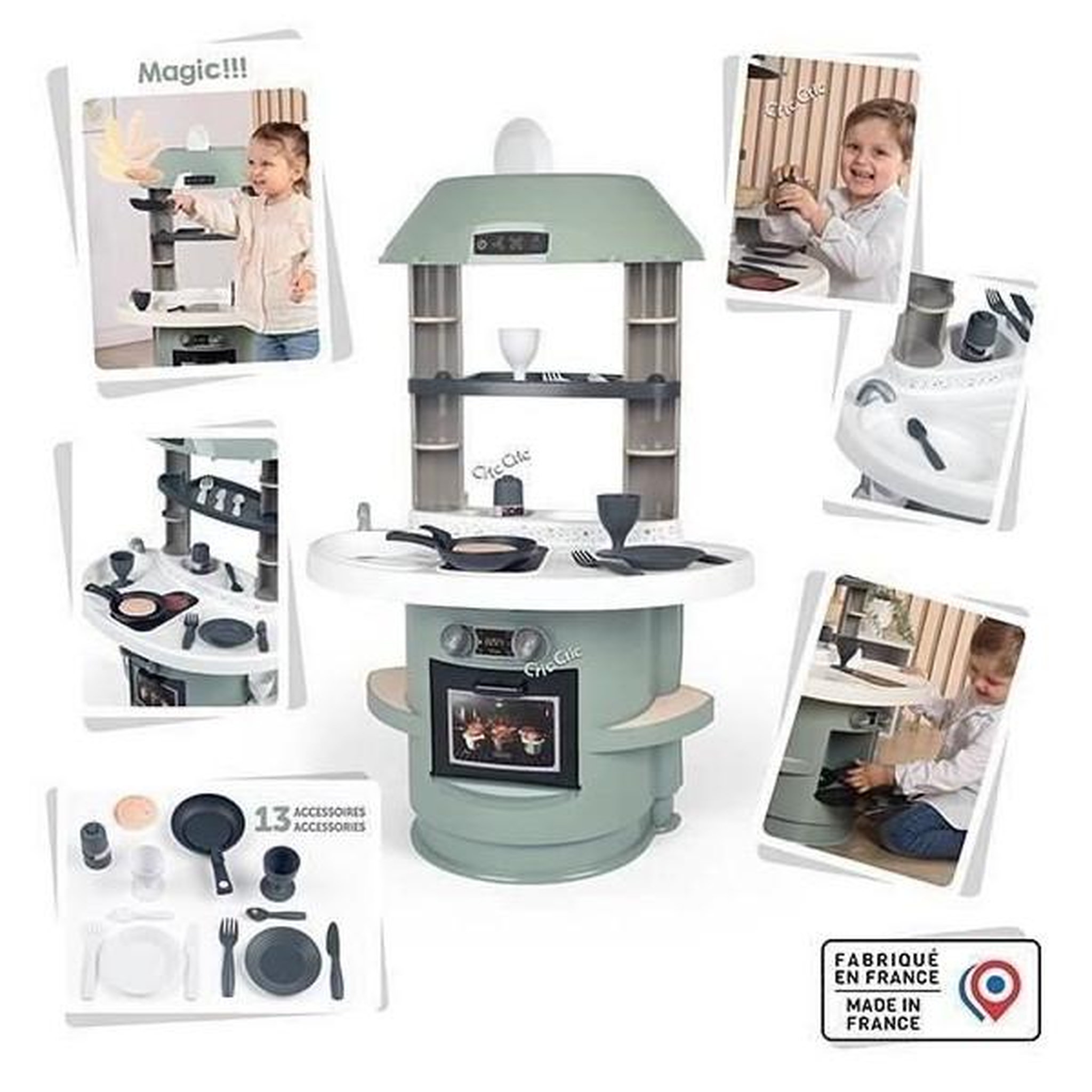 SMOBY Cuisine jouet Smoby compacte verte