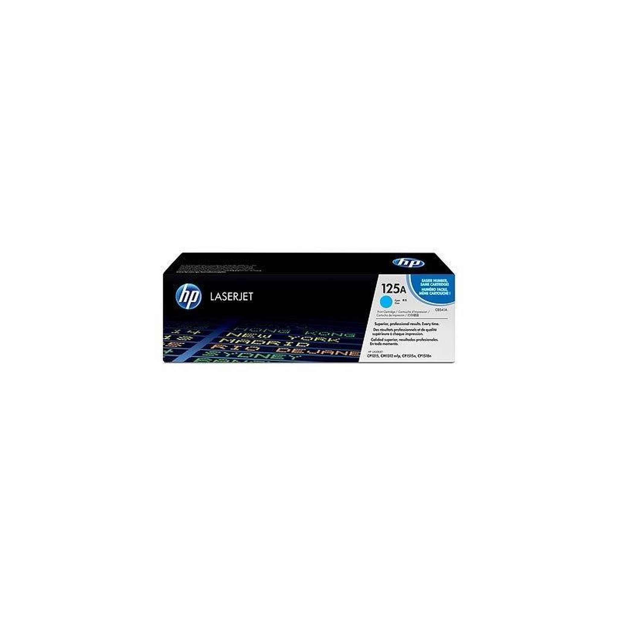 HP HP 125A Cartouche de toner cyan LaserJet authentique (CB541A) pour HP Color LaserJet CM1312/CP1215/CP1217/CP1515/CP1518