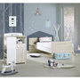 Voir la diapositive 3 : SAUTHON Lit Combiné - 120x60cm - Evolutif en 90x190cm - Babyprice Smile - Hetre