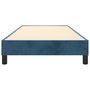 Voir la diapositive 5 : VIDAXL Cadre de lit sans matelas bleu fonce 90x190 cm velours
