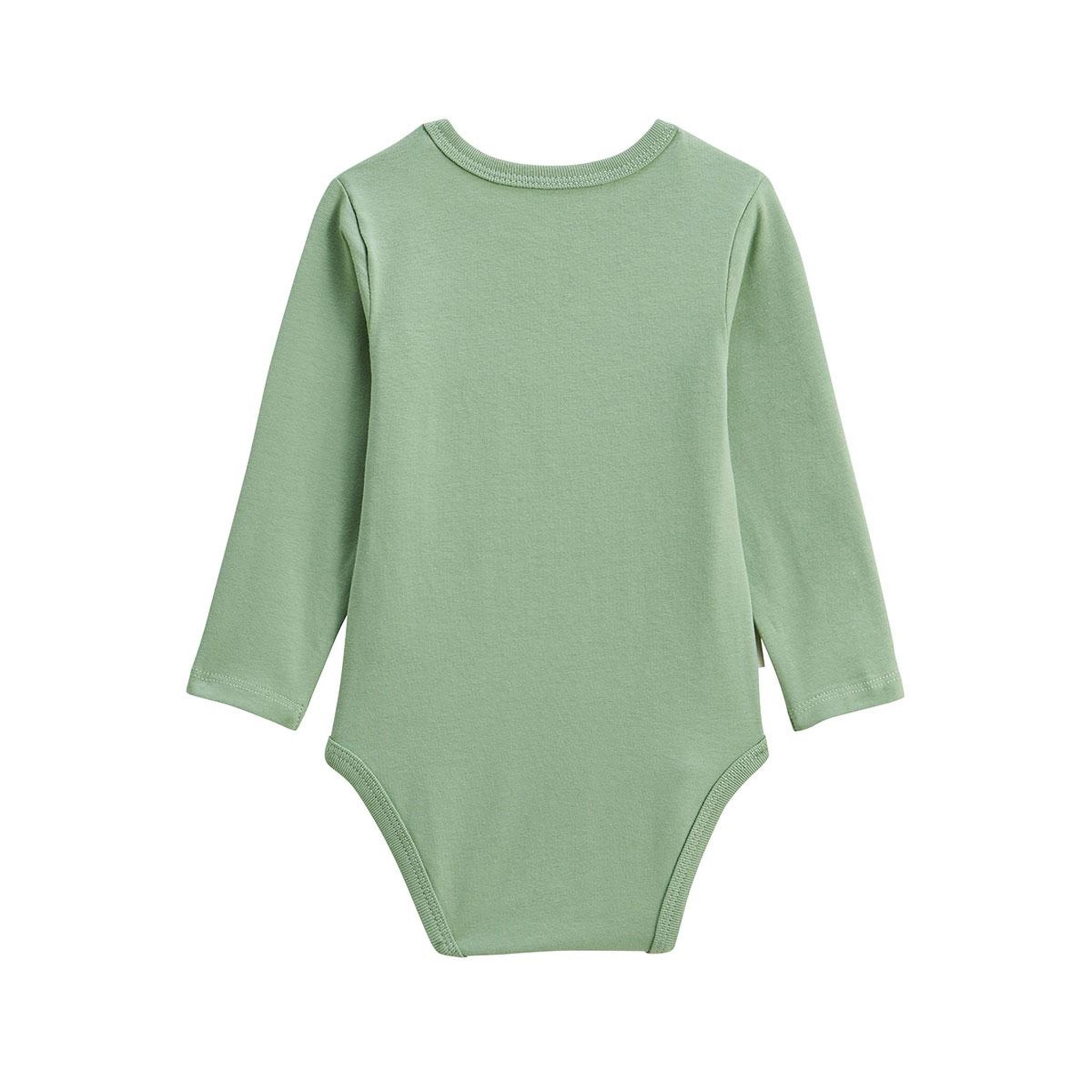Voir la diapositive 3 : Petit Béguin Lot de 2 bodies bébé manches longues Gustin