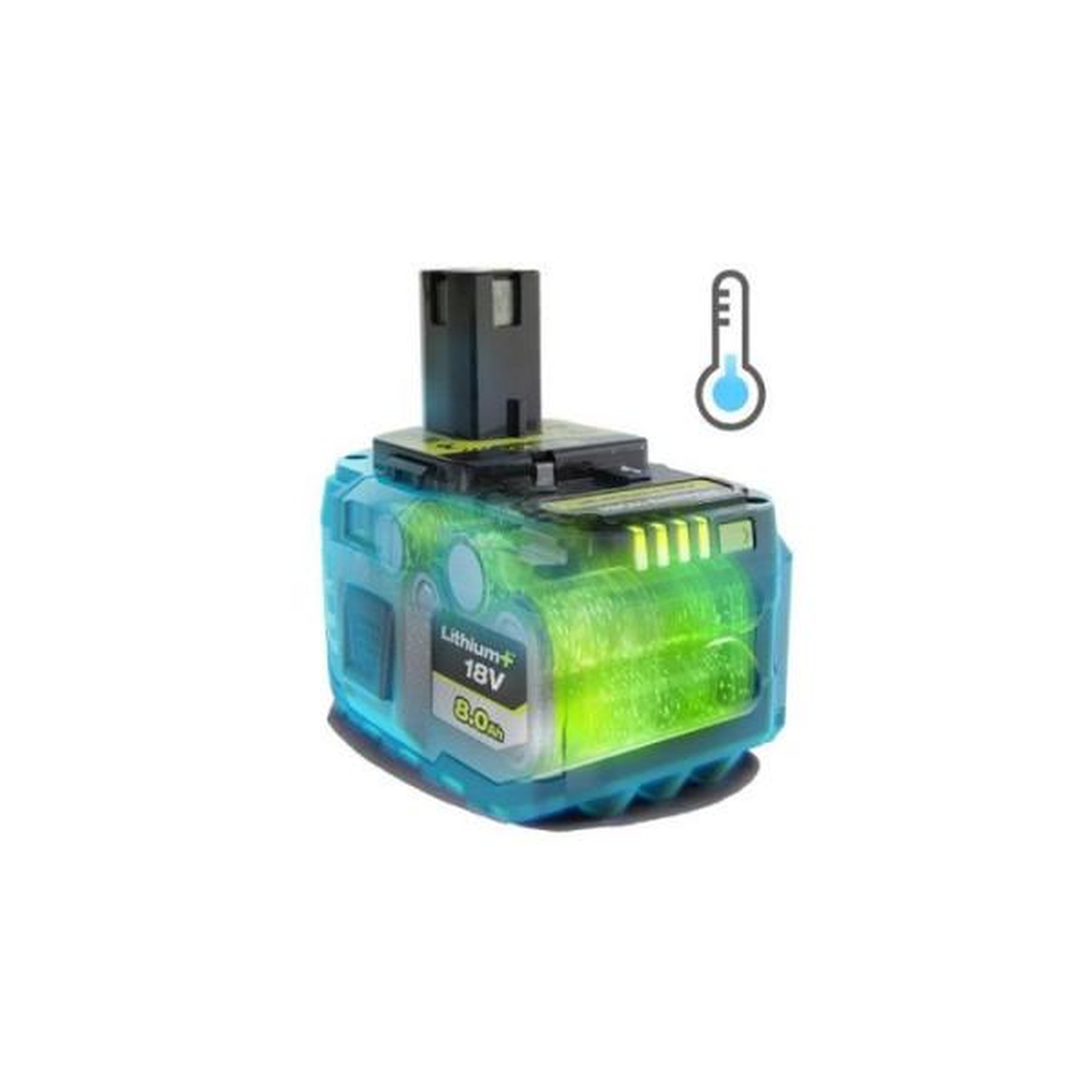 Voir la diapositive 3 : Ryobi Batterie Lithium+ High Energy - RYOBI - RB1880TG - 18V - Capacité 8,0Ah
