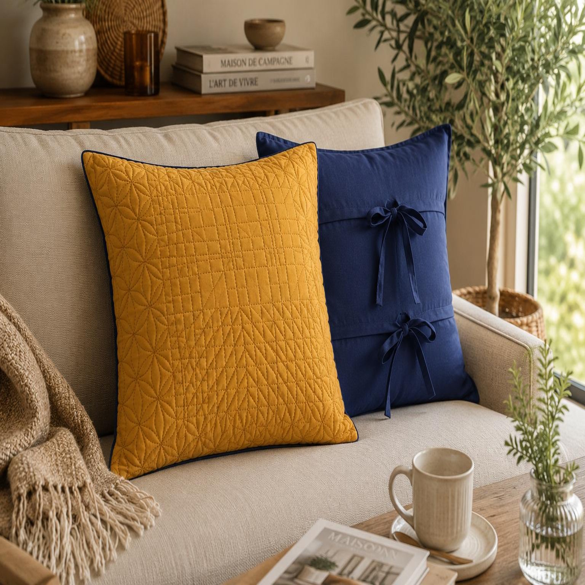 Voir la diapositive 2 : Eden Housse de coussin cottage charmant