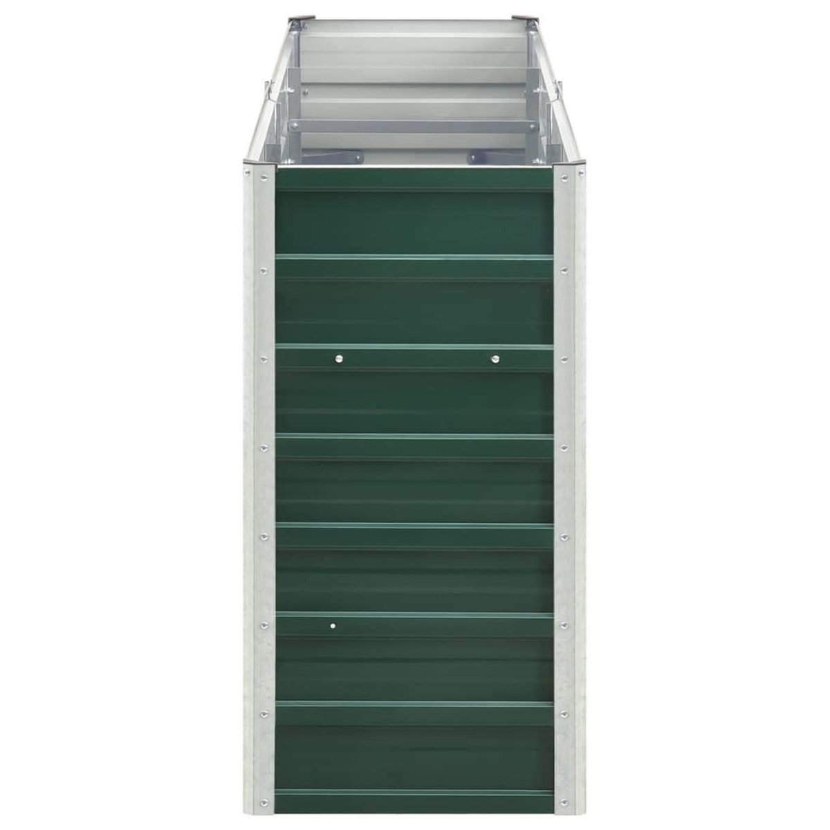 VIDAXL Lit sureleve de jardin Acier galvanise 240x40x77 cm Vert