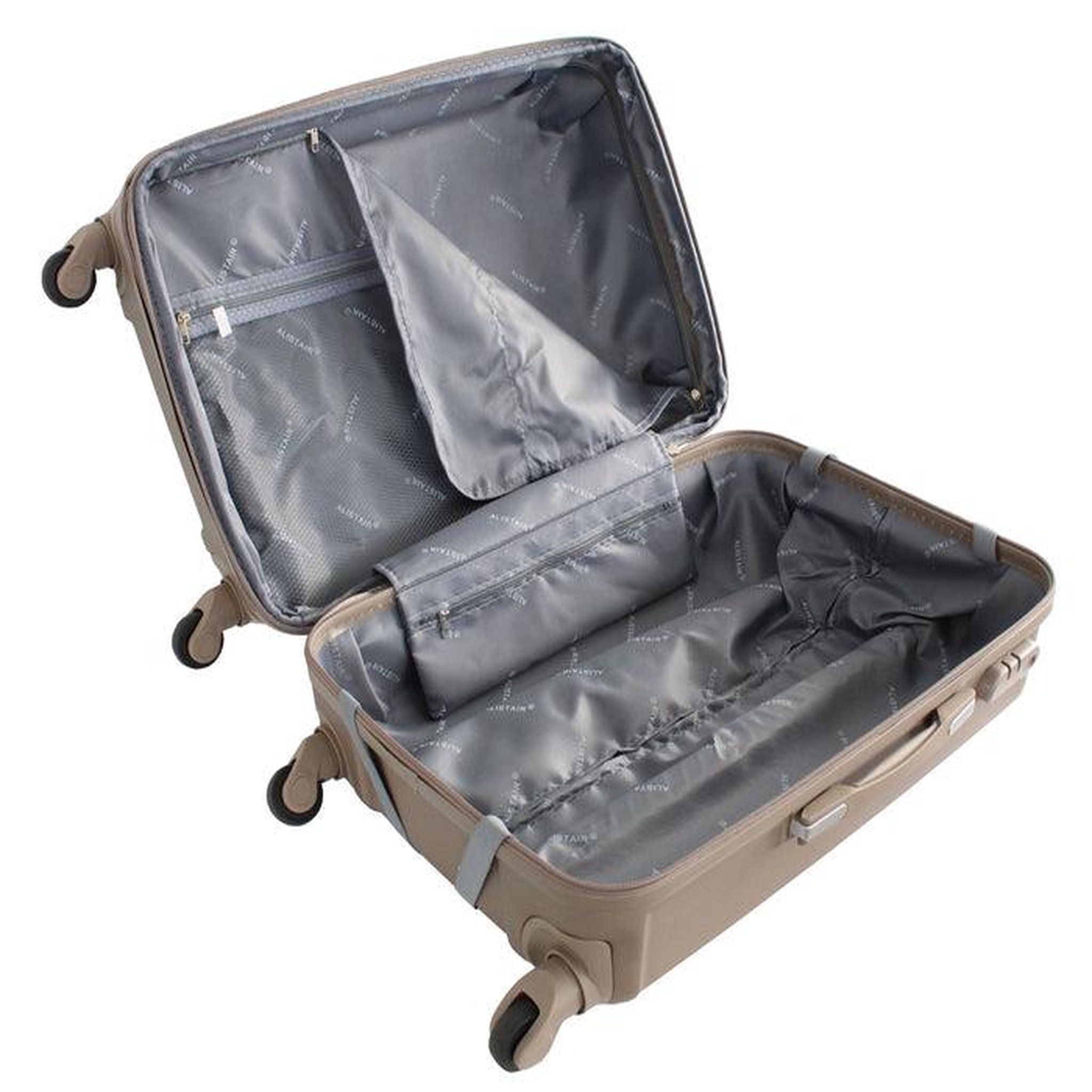 Voir la diapositive 4 : Alistair Valise cabine Alistair - Collection Iron - 4 roues - ABS ultra résistant - Noir