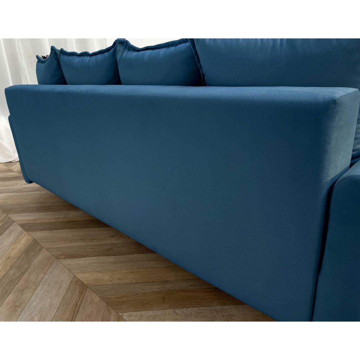 LISA DESIGN Apia - canapé 3 places - convertible avec coffre - en velours