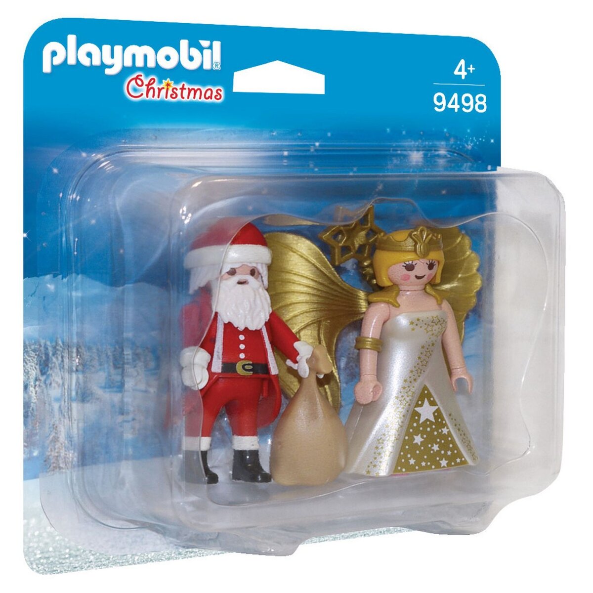 PLAYMOBIL 9498 - Christmas - Duo Père Noël et Ange