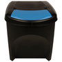 Voir la diapositive 4 : VIDAXL Poubelles empilables 3 pcs Anthracite 75 L