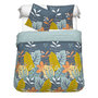 Voir la diapositive 2 : Parure housse de couette fantaisie en coton PARADISE