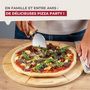 Voir la diapositive 6 : Fackelmann Planche à pizza avec rainures de coupe, Ø 32 cm