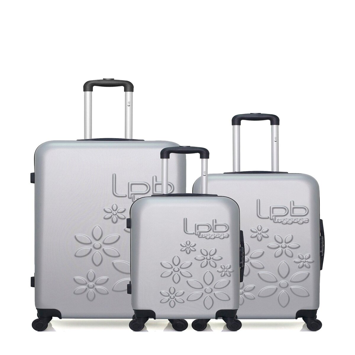 LES P'TITES BOMBES LPB LPB LUGGAGE - Lot de 3 - Valises grand format, weekend et cabine ELEONOR