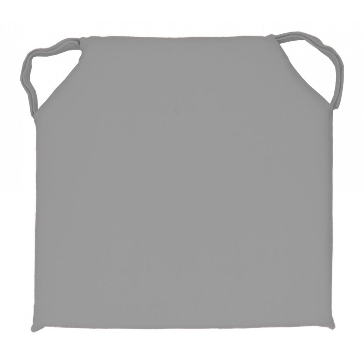 SOLEIL D'OCRE Dessus de chaise en coton lavé 40X40X4 cm SPIRIT gris, par Soleil d'Ocre