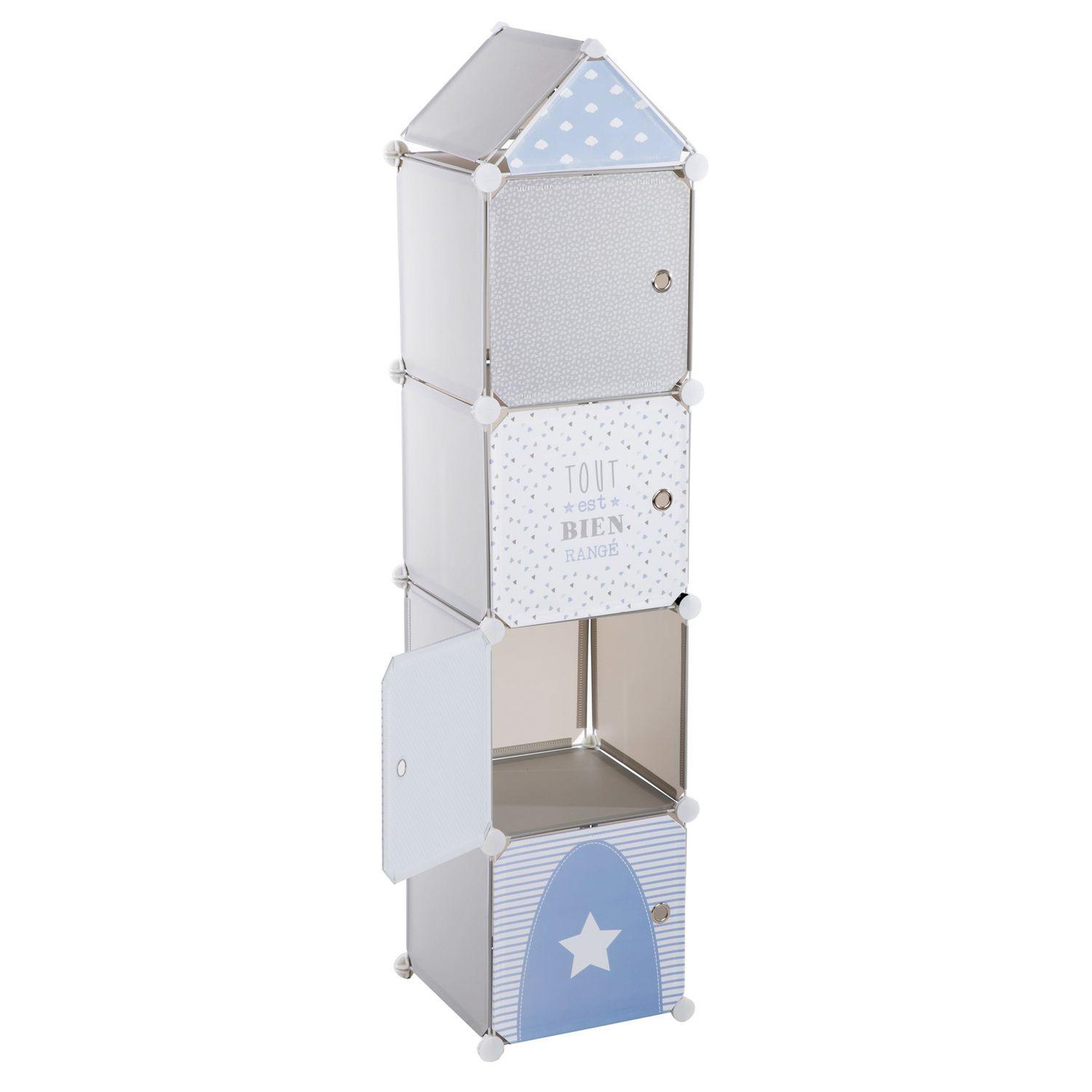Voir la diapositive 1 : Atmosphera Kids Meuble de rangement enfant Colonne