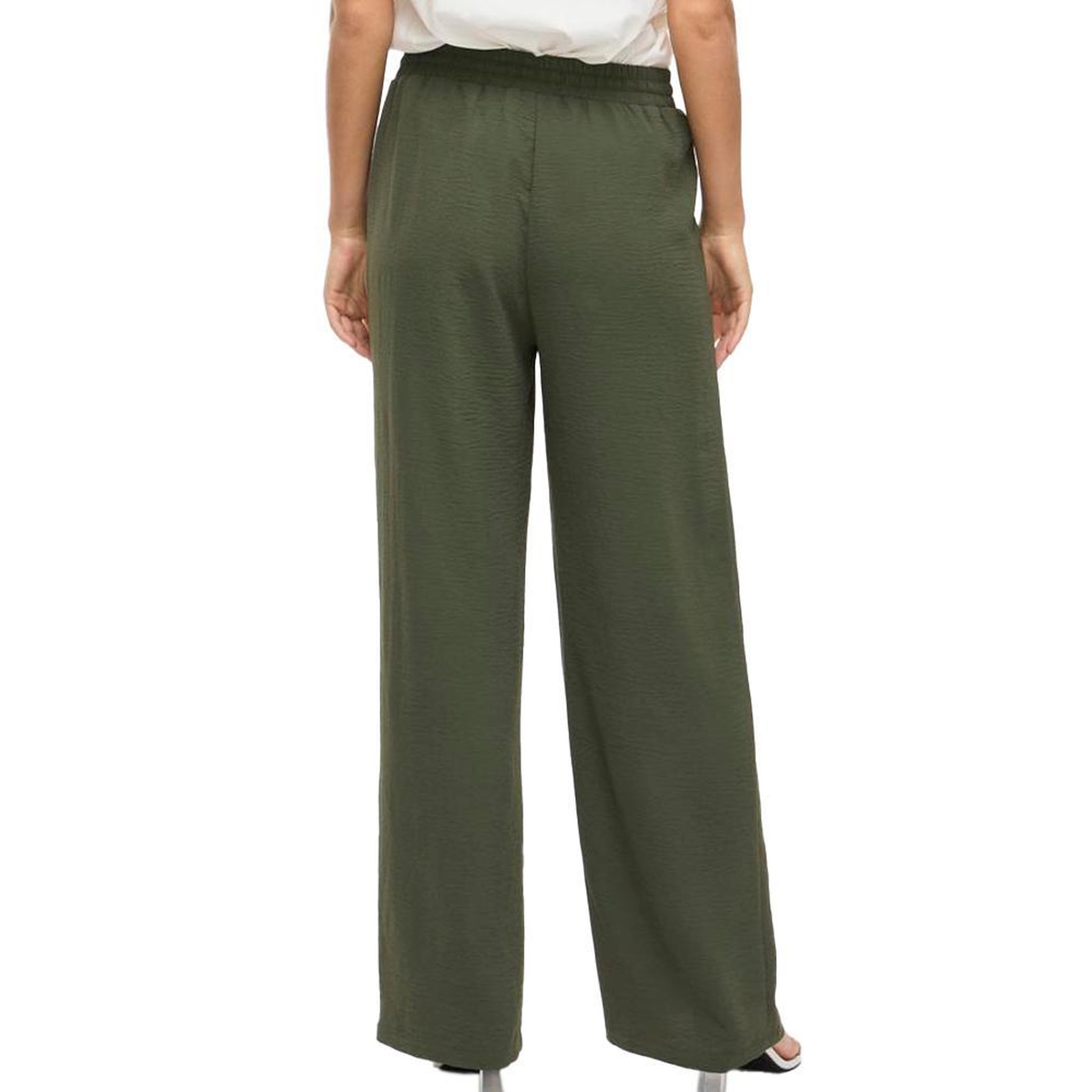 Voir la diapositive 2 : Vila Pantalon fluide Vert Femme Vila Josa