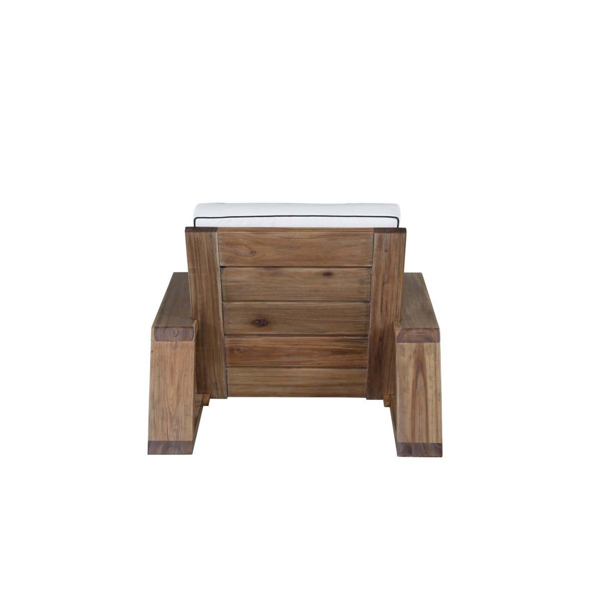 Voir la diapositive 5 : Paris Prix Fauteuil de jardin en bois  daria  100cm marron