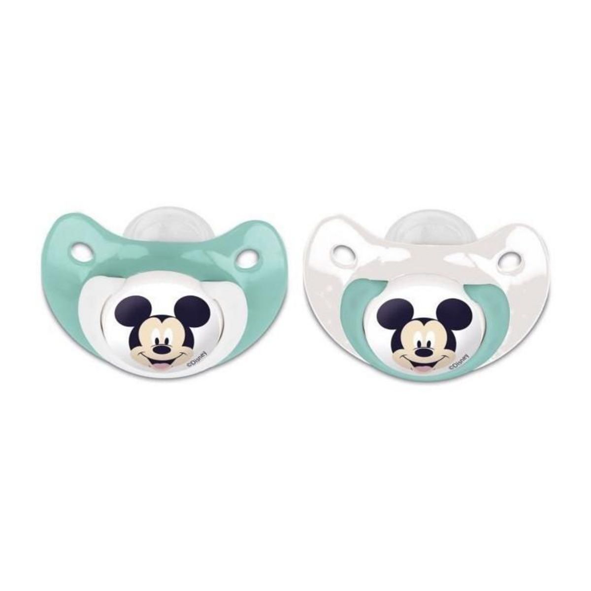 STOR Lot de 2 sucettes anatomique Mickey Disney +6mois