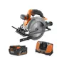 AEG Pack AEG 18V - Scie circulaire Subcompact Brushless 165 mm - Batterie 4.0 Ah - Chargeur