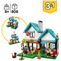 Voir la diapositive 4 : LEGO Creator 31139 - La maison accueillante Kit de Construction de Maquettes avec 3 Habitations Différentes