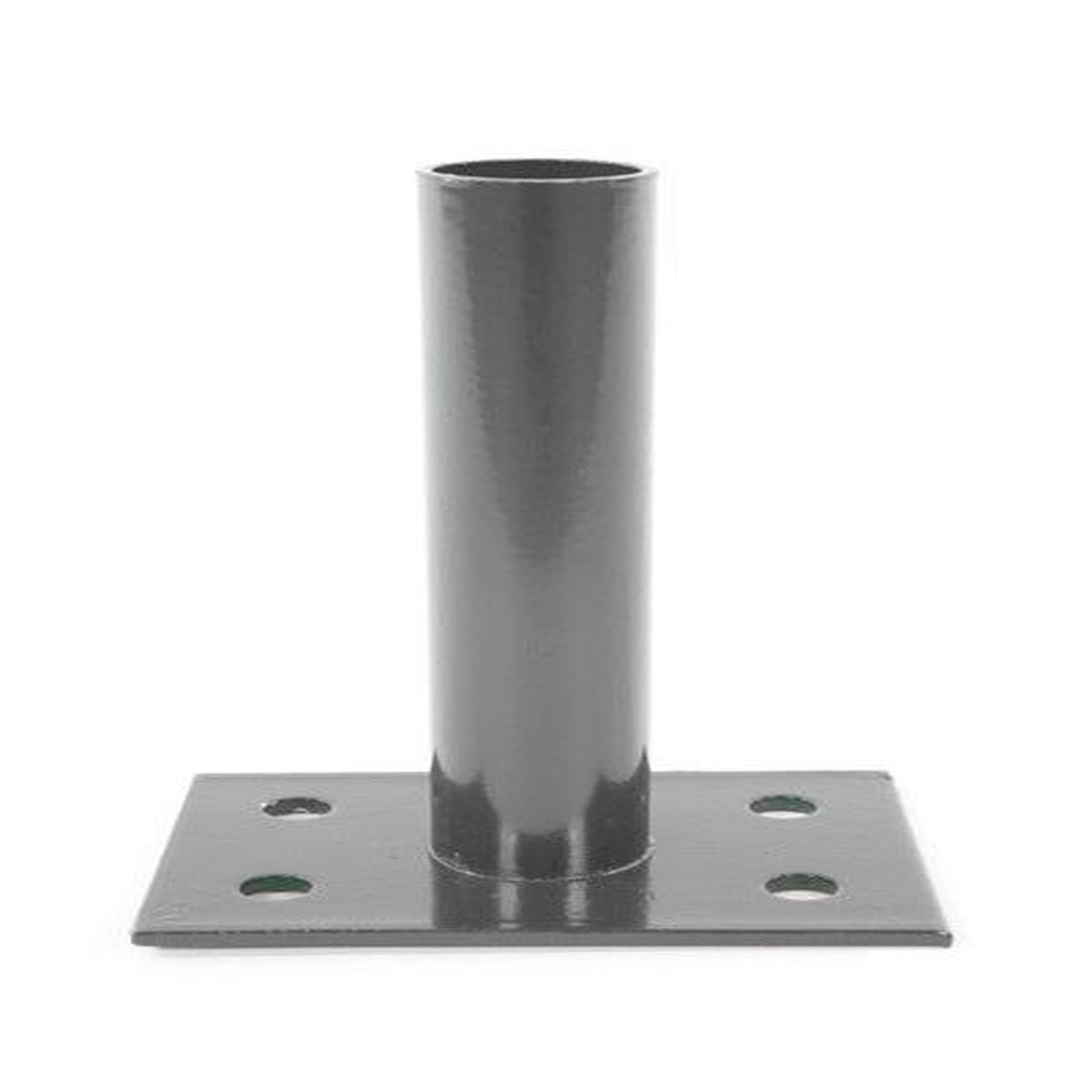 CENTRALE BRICO Platine pour Poteau rond GRIS ø 45mm