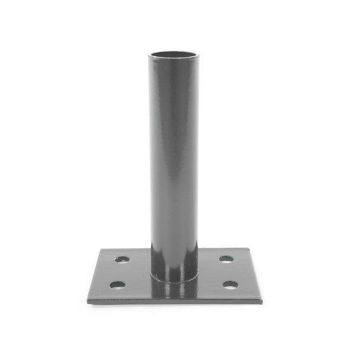 CENTRALE BRICO Platine pour Poteau rond GRIS ø 45mm