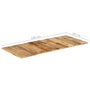 Voir la diapositive 6 : VIDAXL Dessus de table bois de manguier solide 15-16 mm 140x60 cm