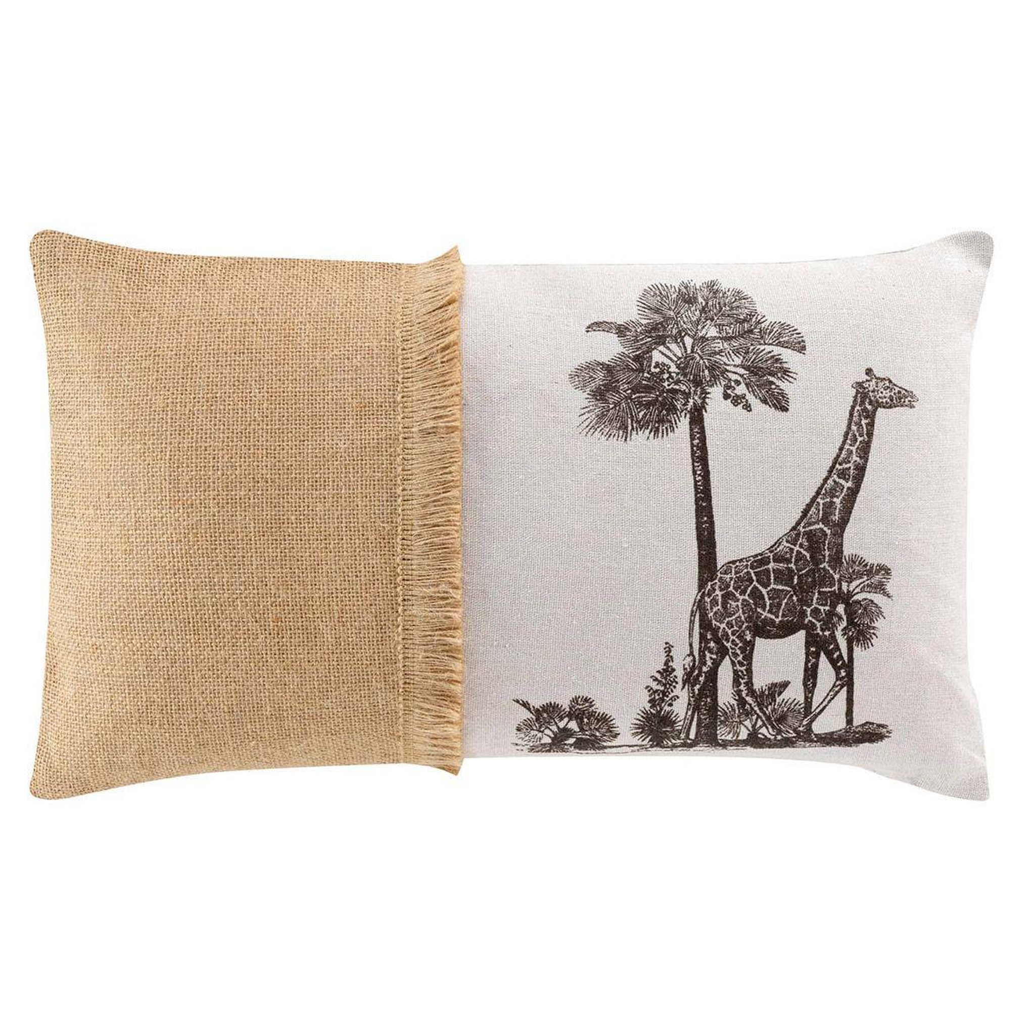 Voir la diapositive 1 : Douceur d'Intérieur Coussin déco jute  tokao  30x50cm naturel