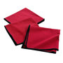 Voir la diapositive 1 : Douceur d'Intérieur Lot de 3 serviettes de table en coton recyclé Anaïs