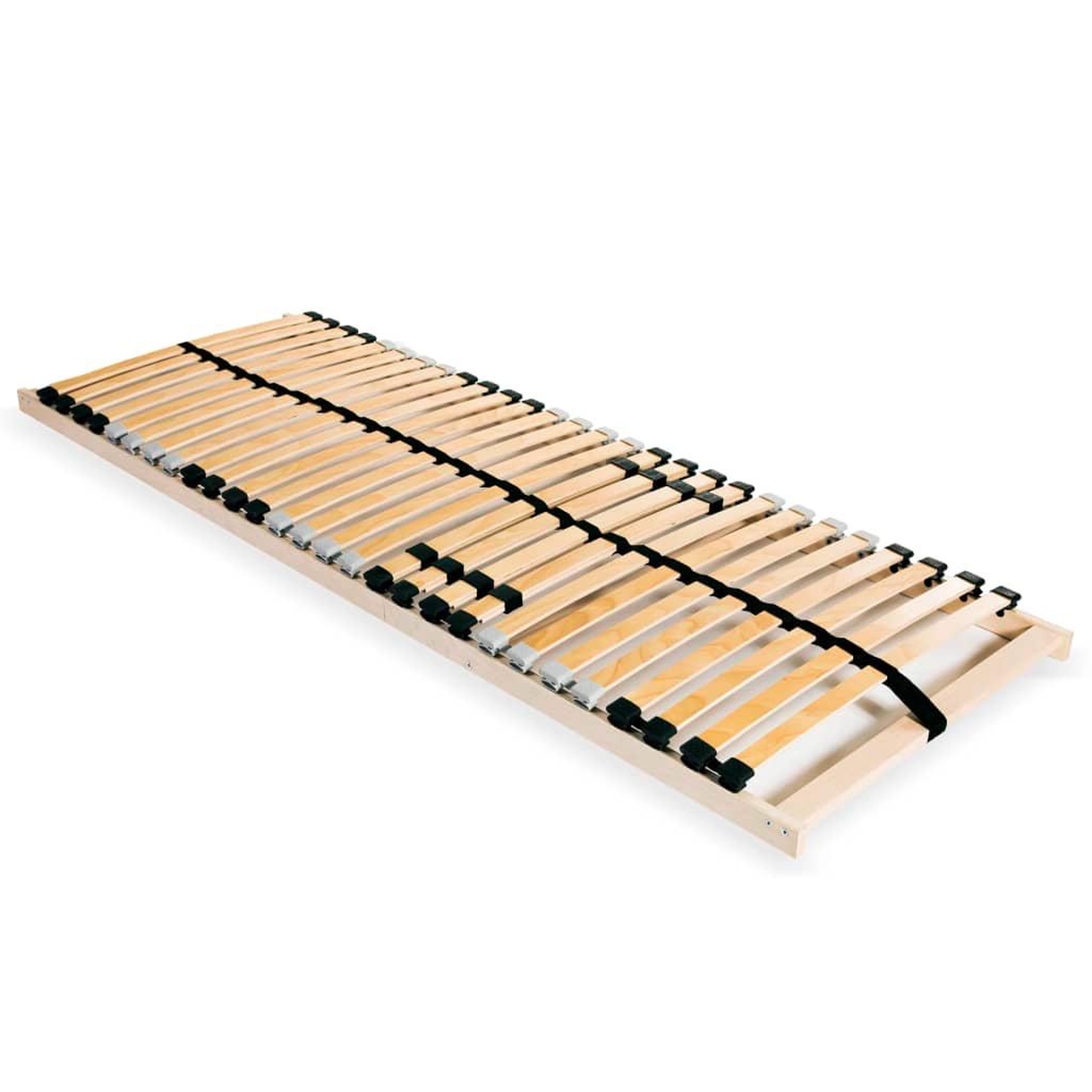 Voir la diapositive 1 : VIDAXL Sommier a lattes sans matelas avec 28 lattes 7 zones 80x200 cm