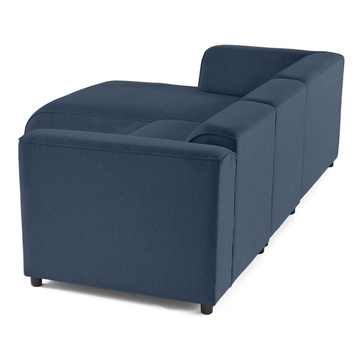 LISA DESIGN Suaro - canapé modulable d'angle gauche 4 places en tissu texturé