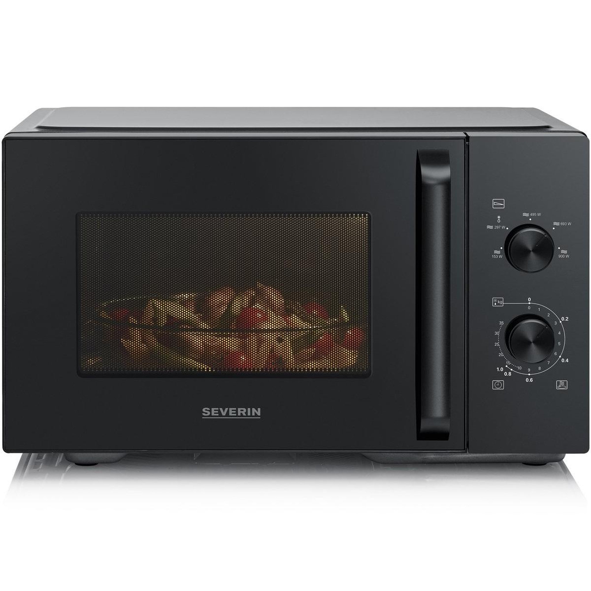 Voir la diapositive 5 : SEVERIN Micro-ondes solo 28l 900w noir - MW7796