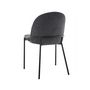 Voir la diapositive 6 : LISA DESIGN Imelda - lot de 4 chaises - en tissu - gris anthracite