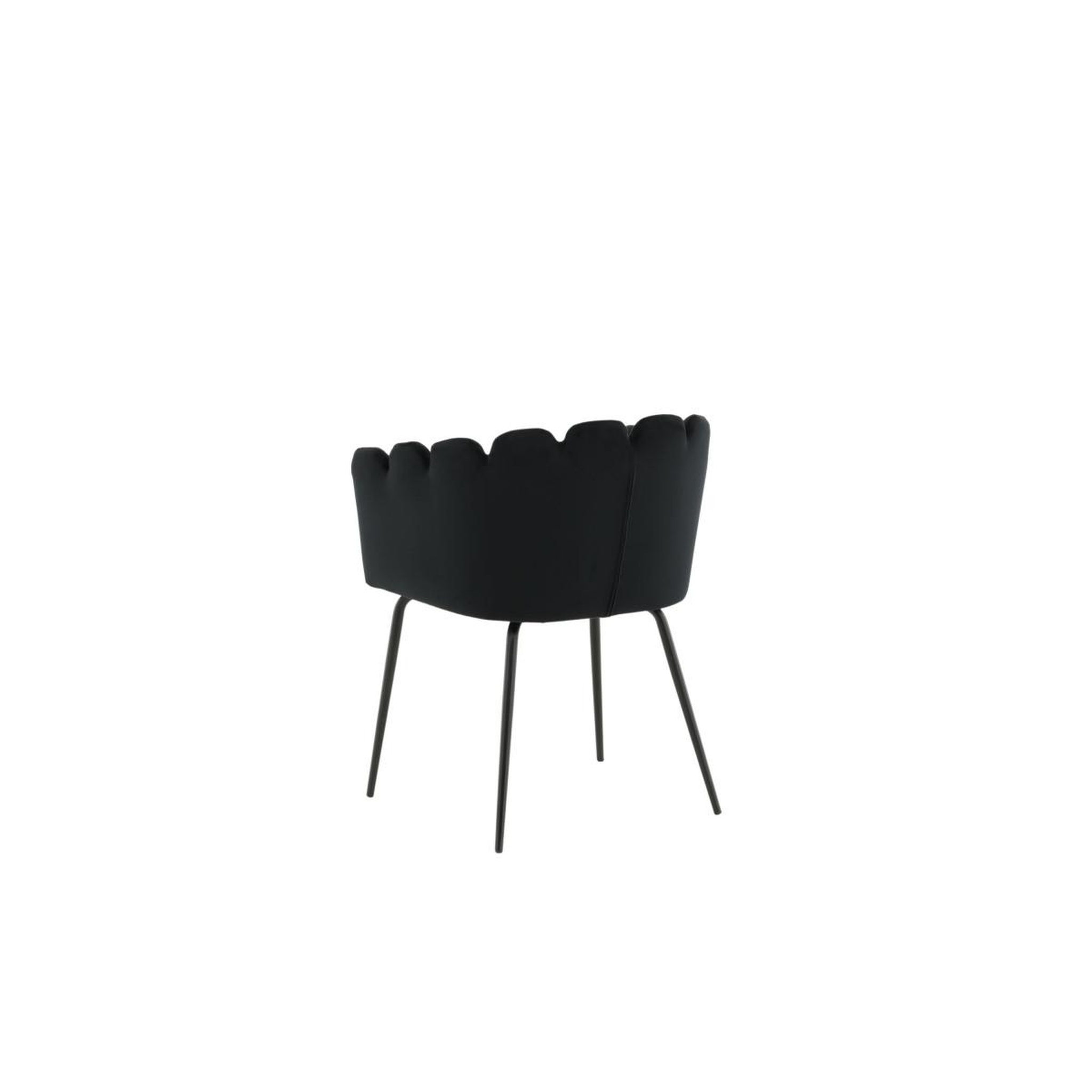 Voir la diapositive 6 : Paris Prix Chaise en velours  limhamn  76cm noir