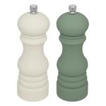 FIVE Lot de 2 Moulins à Sel & Poivre  Sensia  17cm Beige & Vert