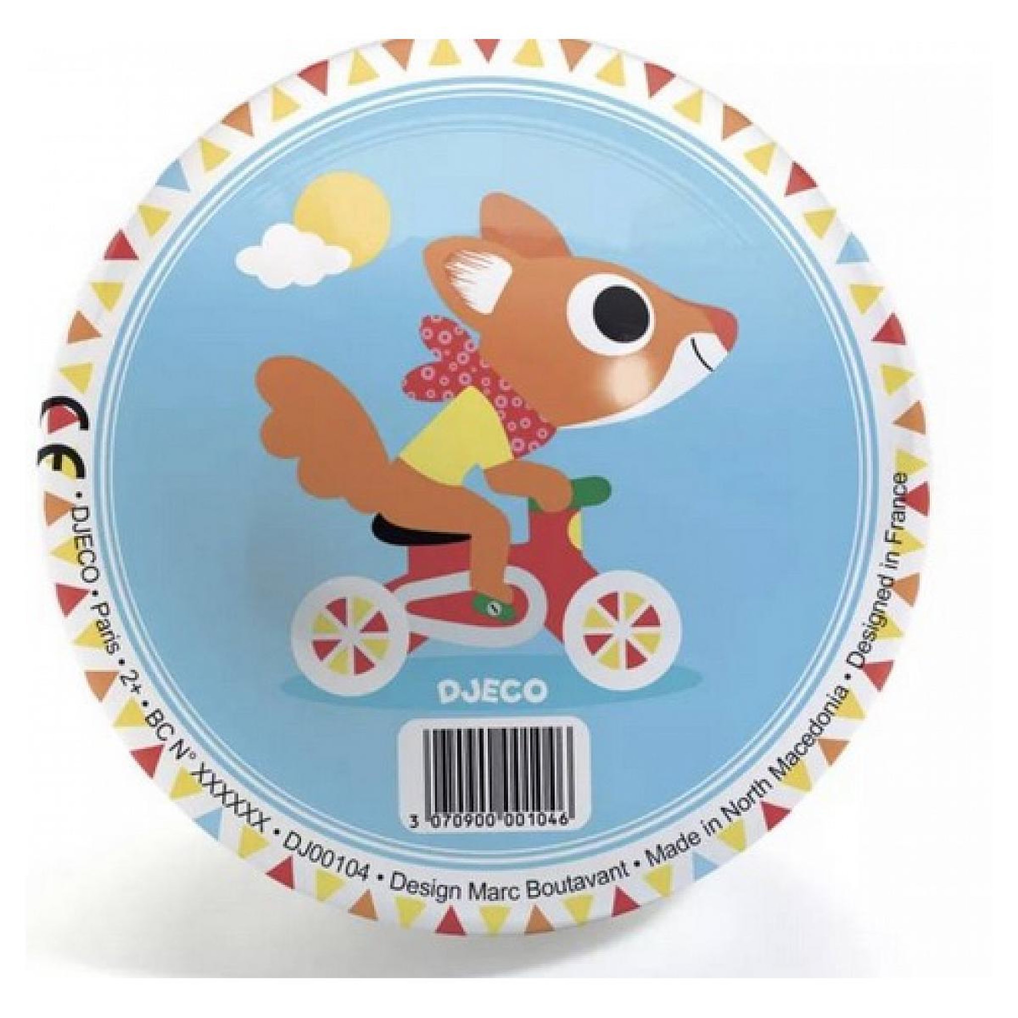 Djeco Ballon Cute Race Ball Small