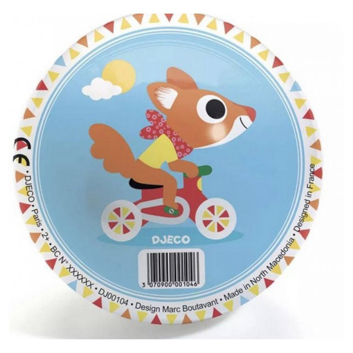 Djeco Ballon Cute Race Ball Small