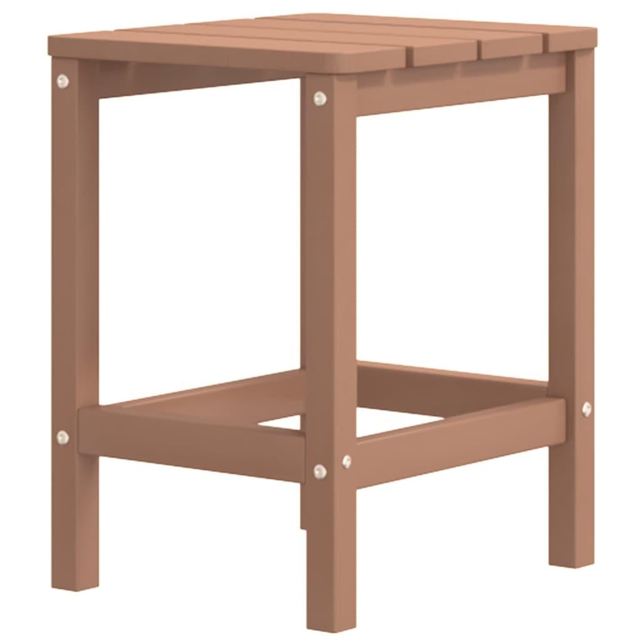 Voir la diapositive 5 : VIDAXL Chaises de jardin Adirondack repose-pied et table PEHD Marron
