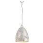 Voir la diapositive 3 : VIDAXL Lampe suspendue industrielle 25 W Argente Rond 42 cm E27