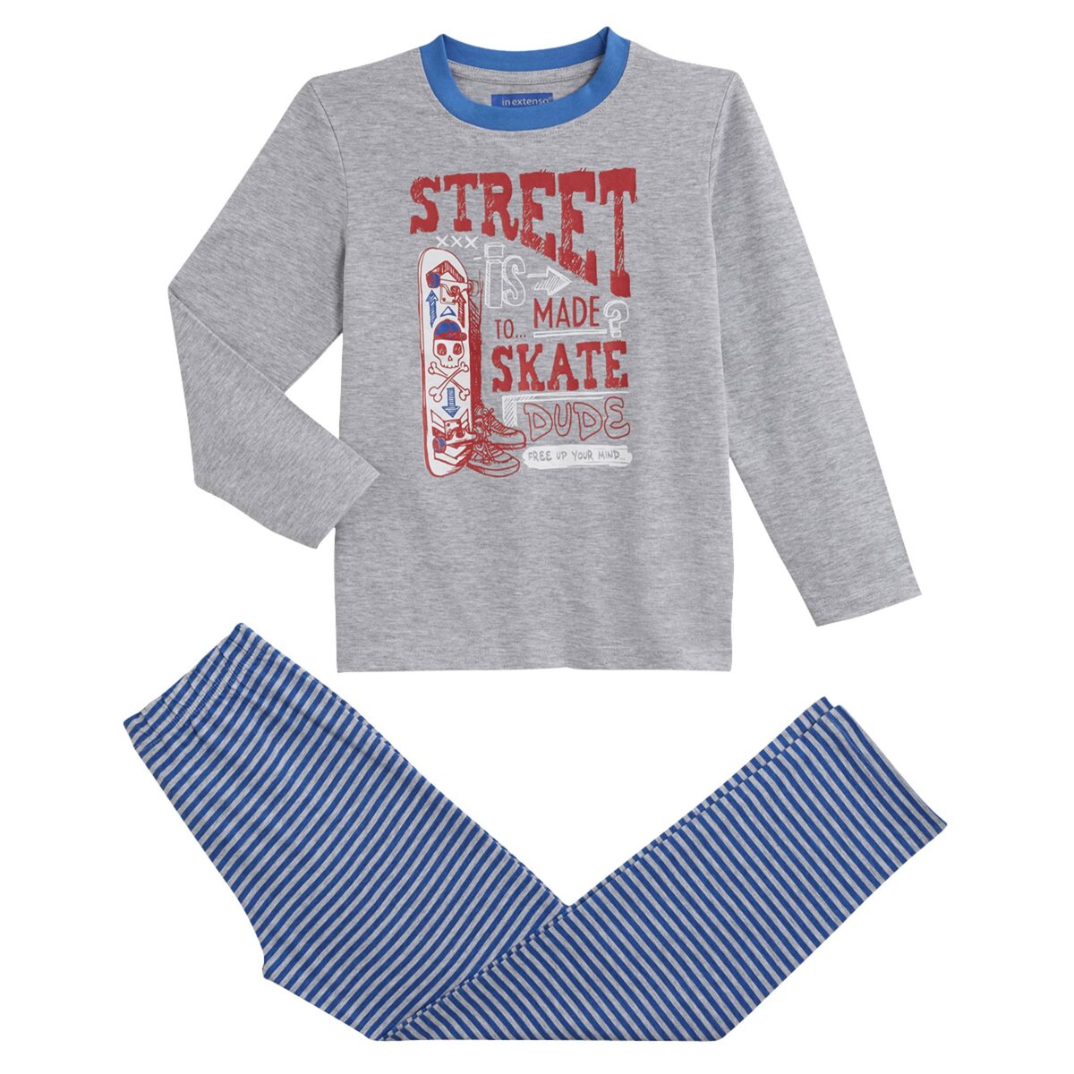 IN EXTENSO Pyjama imprimé Skate Garçon du 2 au 14 ans
