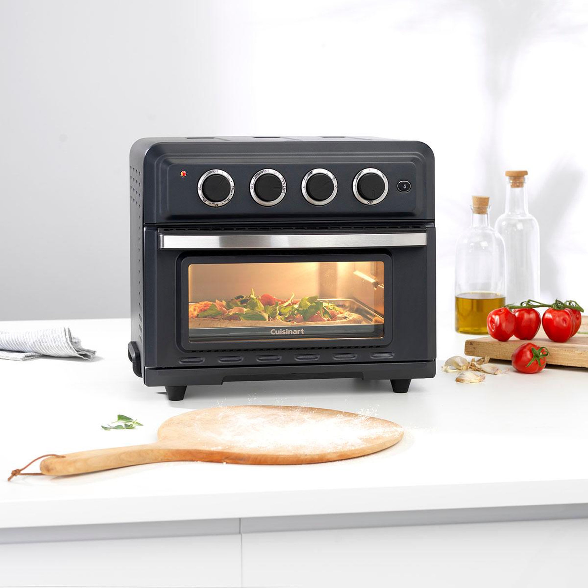 Voir la diapositive 2 : Cuisinart Mini-four friteuse à air 17l 1630w - TOA60E