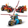 Voir la diapositive 5 : LEGO NINJAGO 71787 La Boîte de Briques Créatives Ninja, pour Construire un Parcours d'Obstacles, une Voiture Ninja, une Moto et 6 Minifigurines