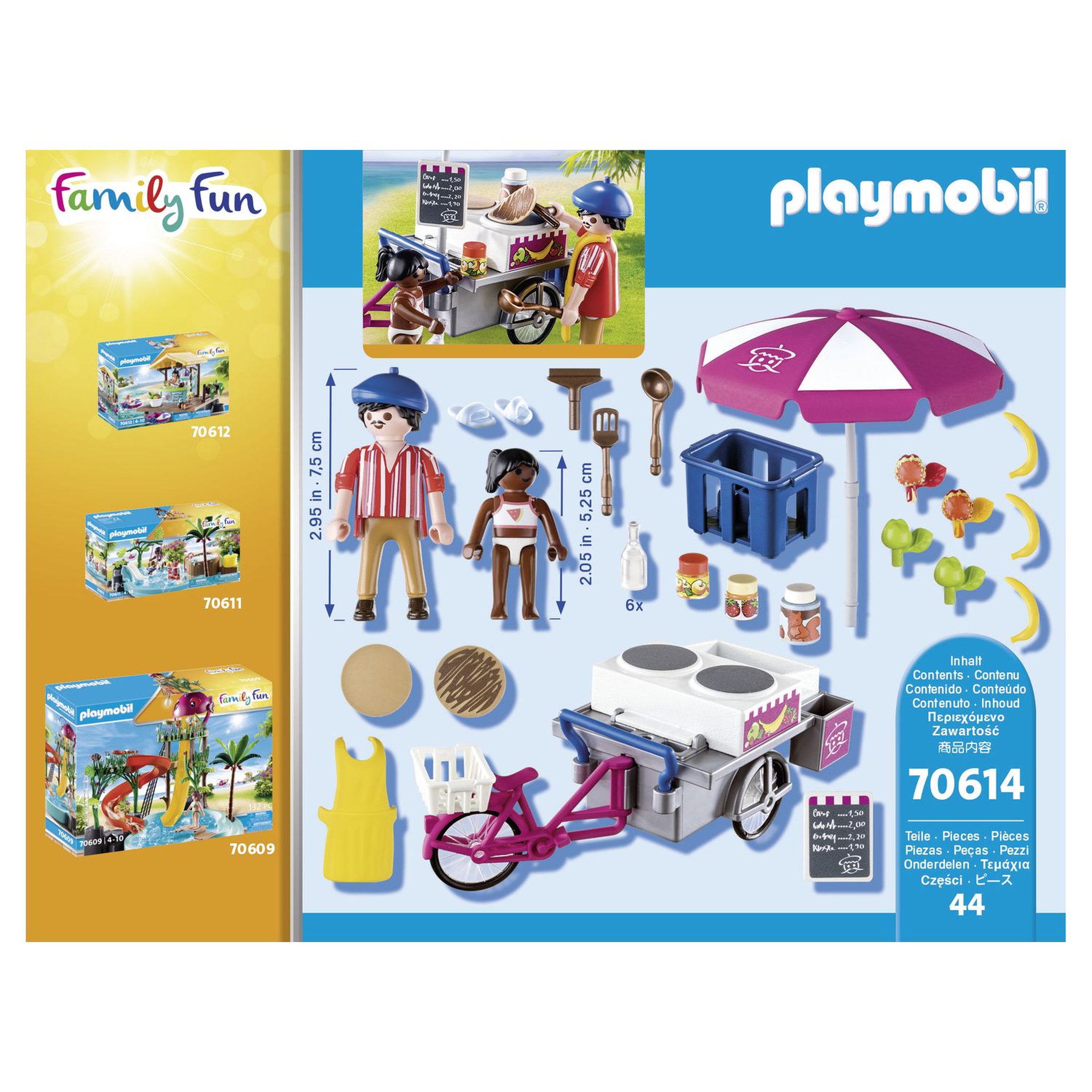 Voir la diapositive 5 : PLAYMOBIL 70614 - Family Fun - Stand de crêpes 