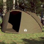 VIDAXL Tente de peche 5 personnes vert olive impermeable