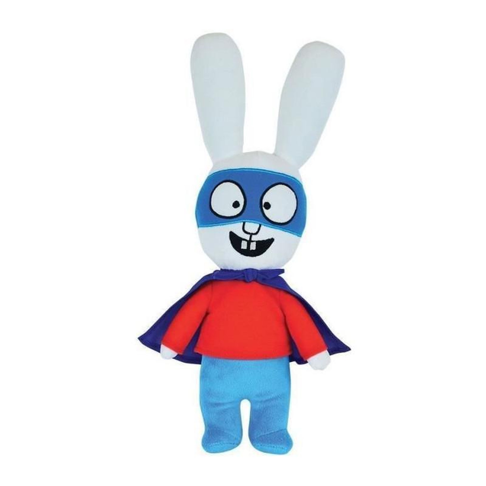 Voir la diapositive 2 : JEMINI SIMON Peluche avec cape +- 35 cm