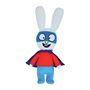 Voir la diapositive 2 : JEMINI SIMON Peluche avec cape +- 35 cm