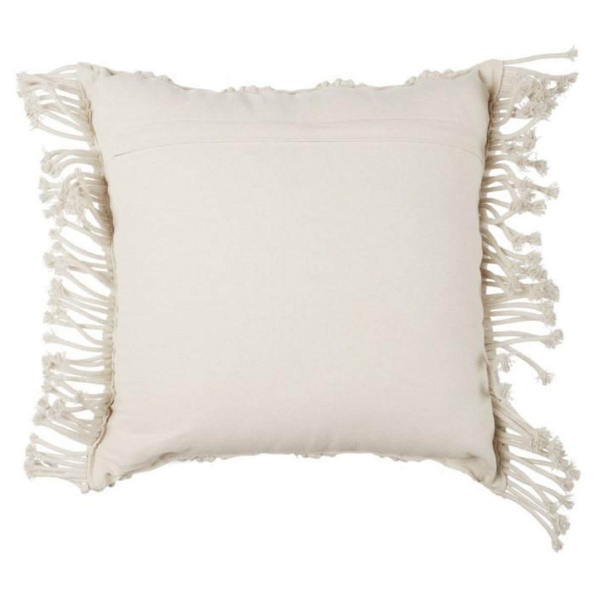 Paris Prix Coussin Déco Macramé  Crush  40x40cm Beige
