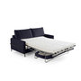 Voir la diapositive 2 : LISA DESIGN Ercolano - canapé 3 places convertible - couchage quotidien - matelas 11 cm - en velours